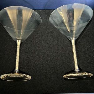 Swarovski Crystalline Martini Glasses